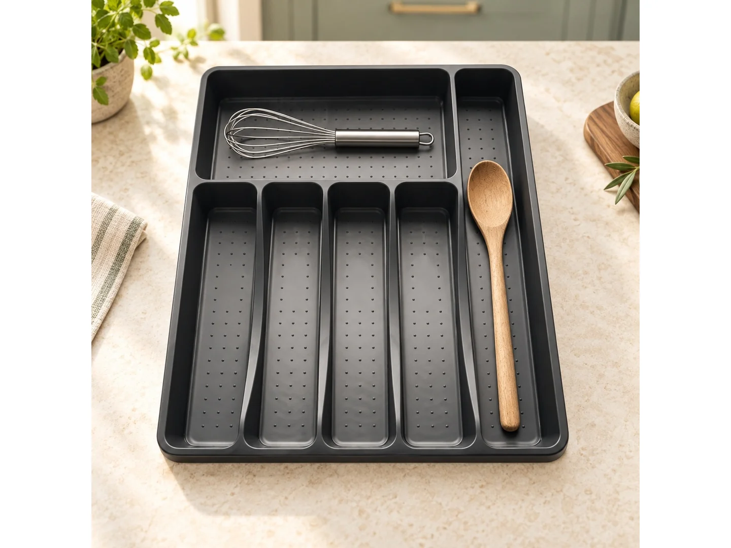 Six-Section Cutlery Organizer