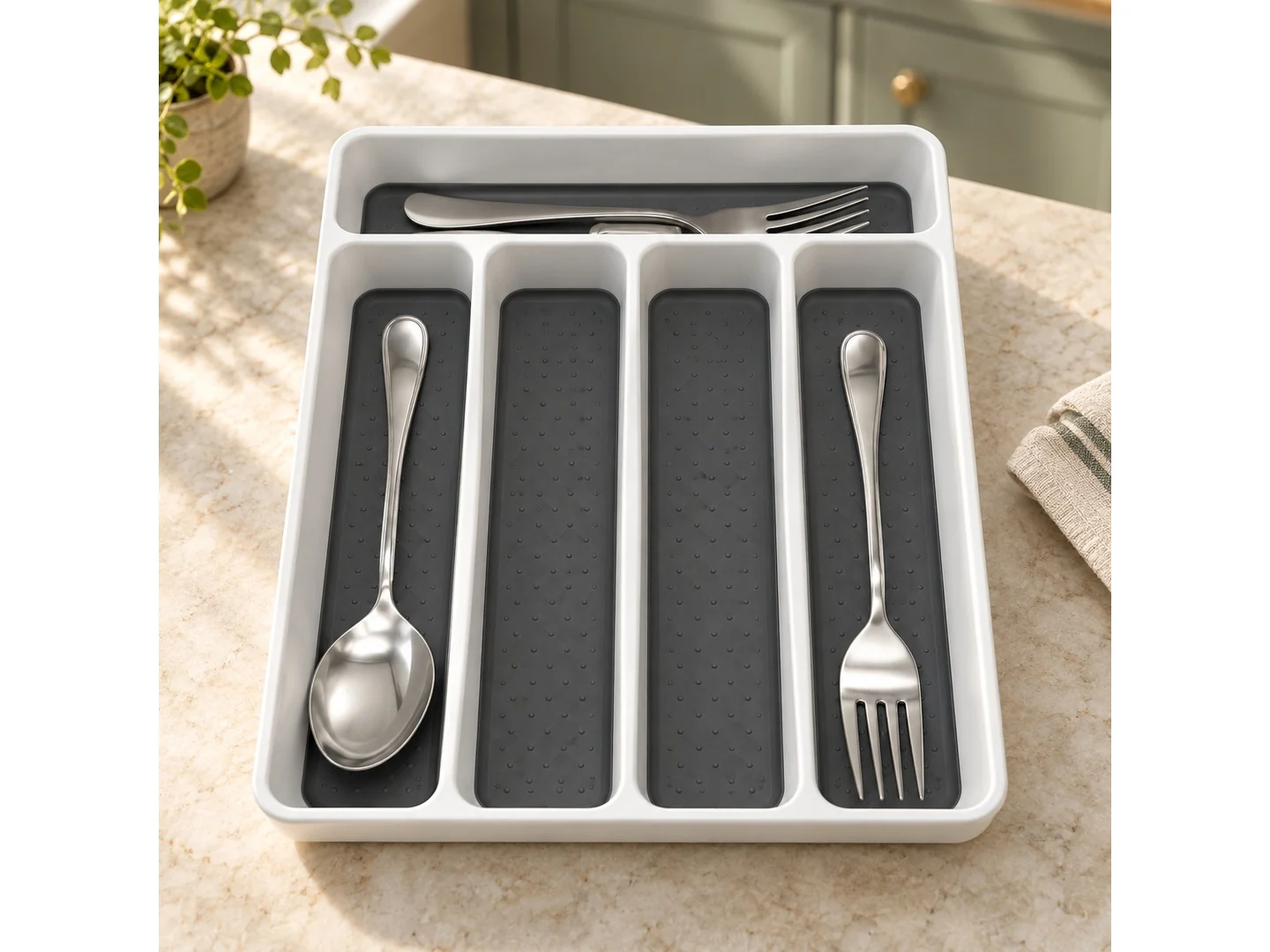 Five-Section Cutlery Tray