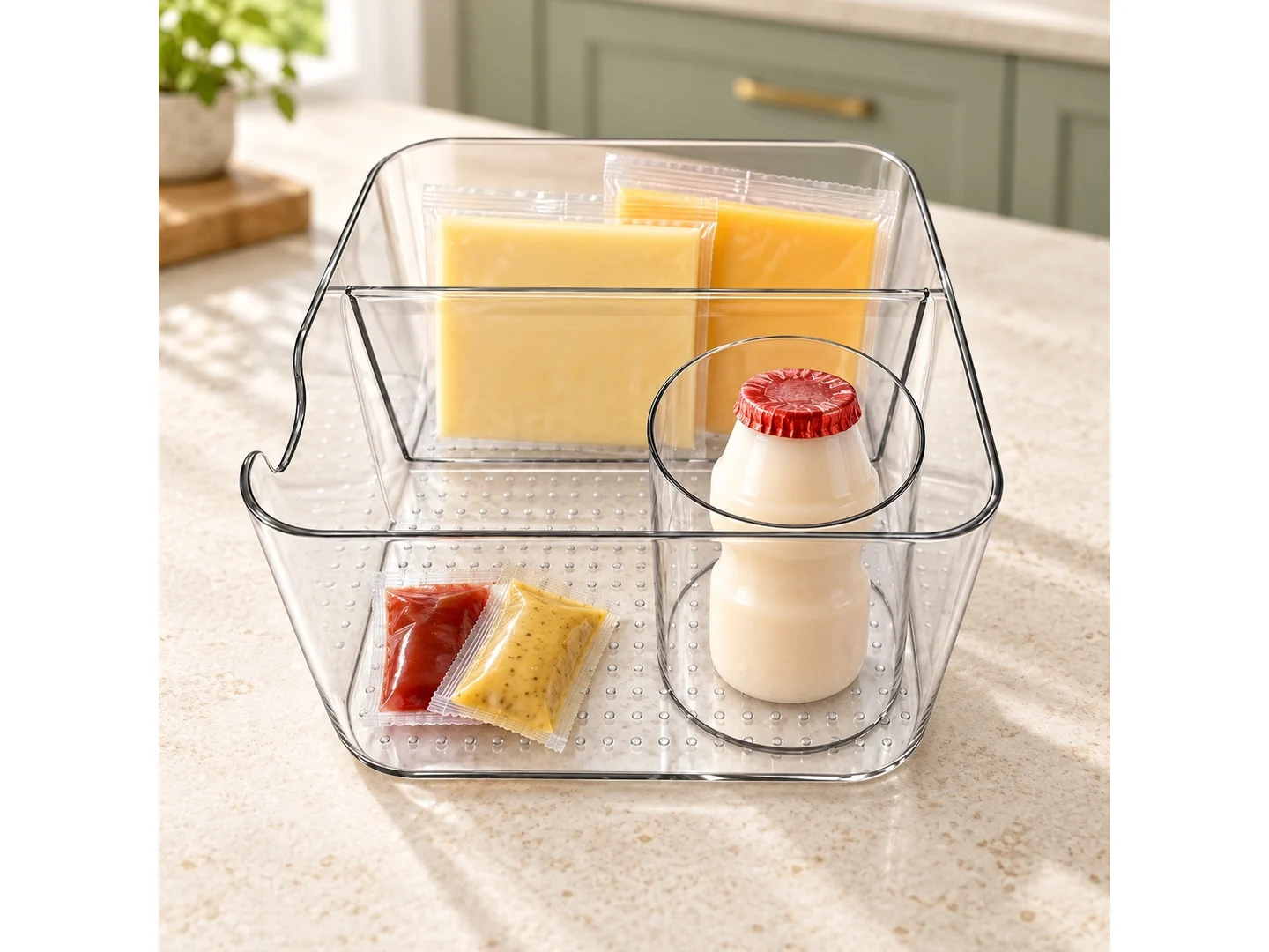 PET Organizer with Round Section