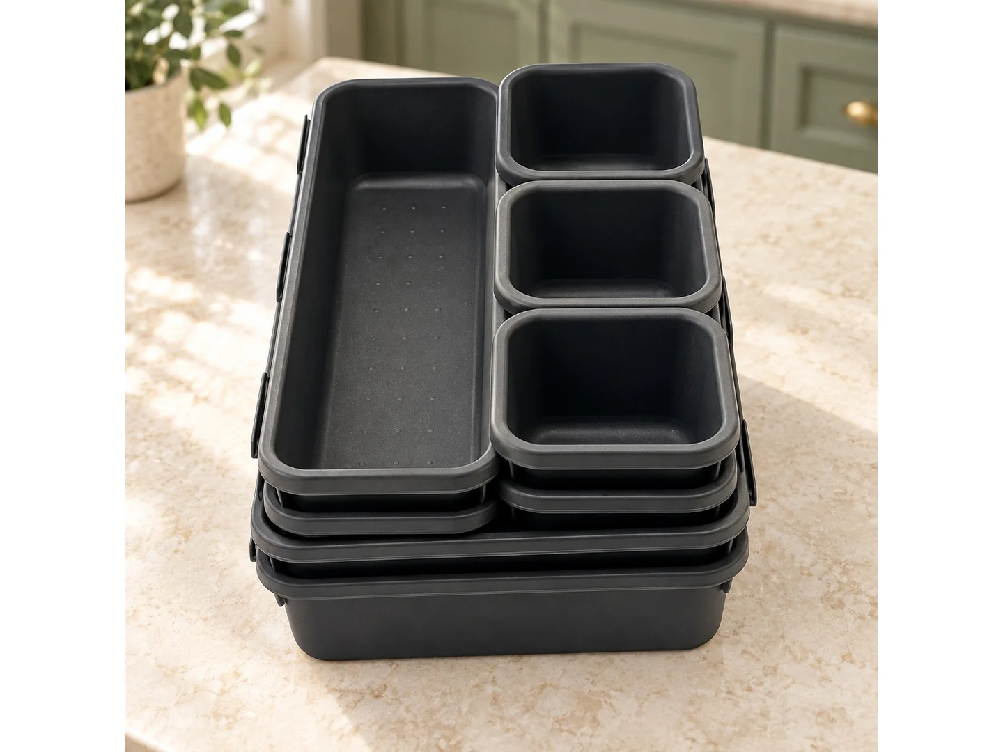 8-Piece Drawer Organizer Set