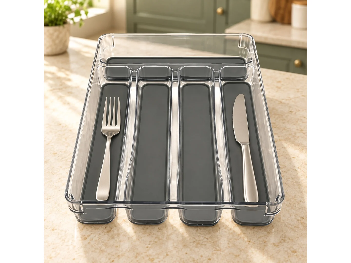 Compact Cutlery Tray
