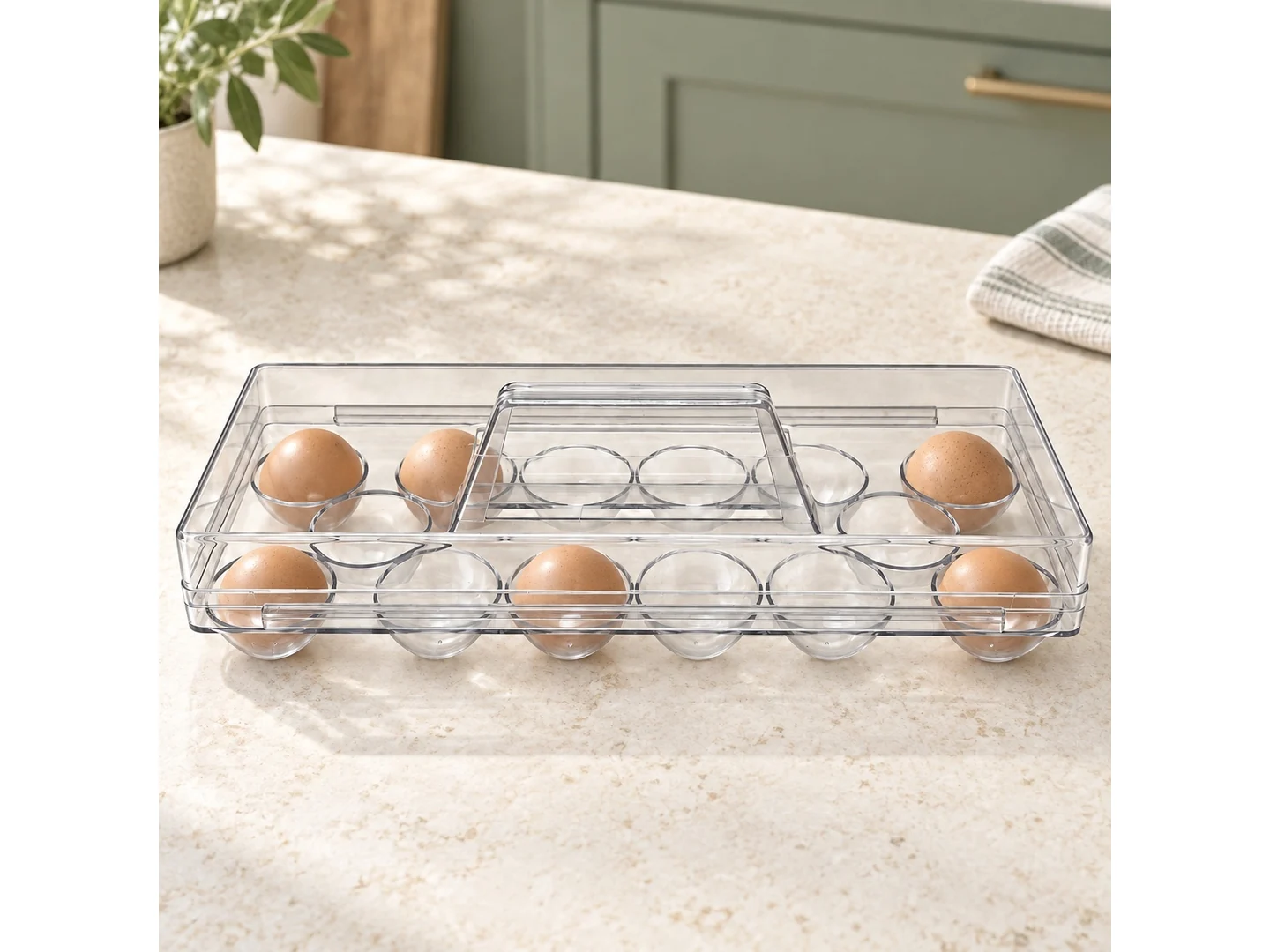 Covered Egg Storage Box