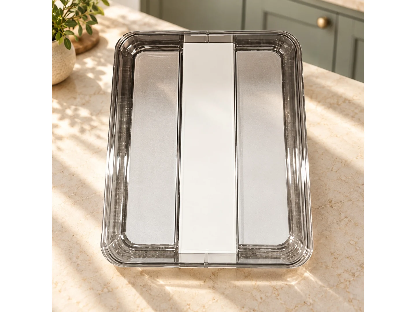Clear Expandable Drawer Tray