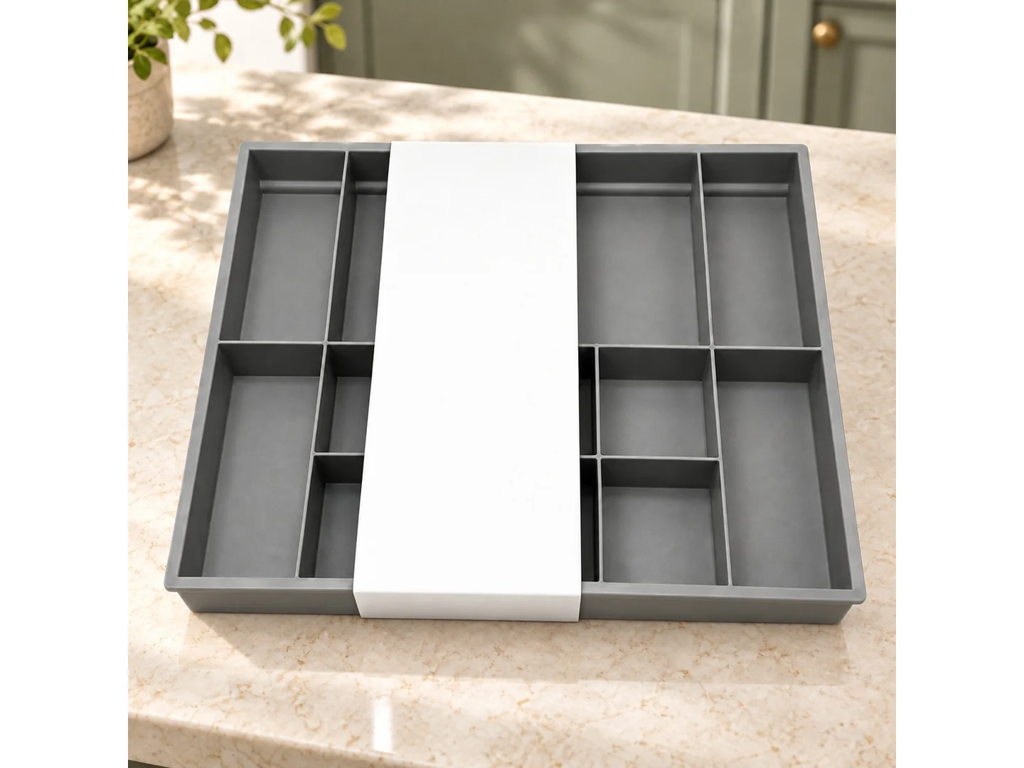 Multi-Compartment Drawer Tray