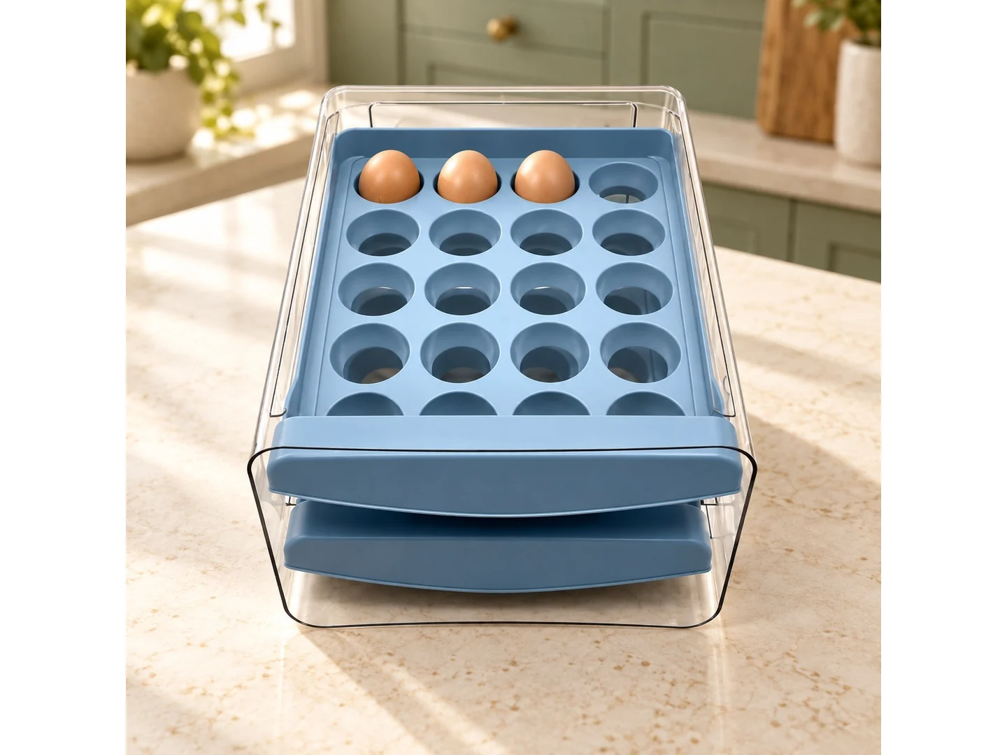 Two-Drawer Egg Organizer