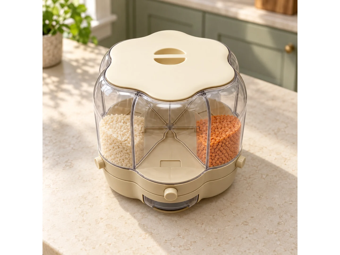 Compartmented Food Dispenser