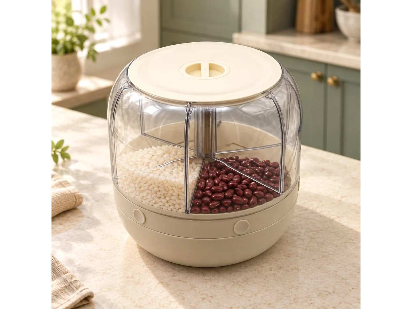 Round Food Storage Dispenser