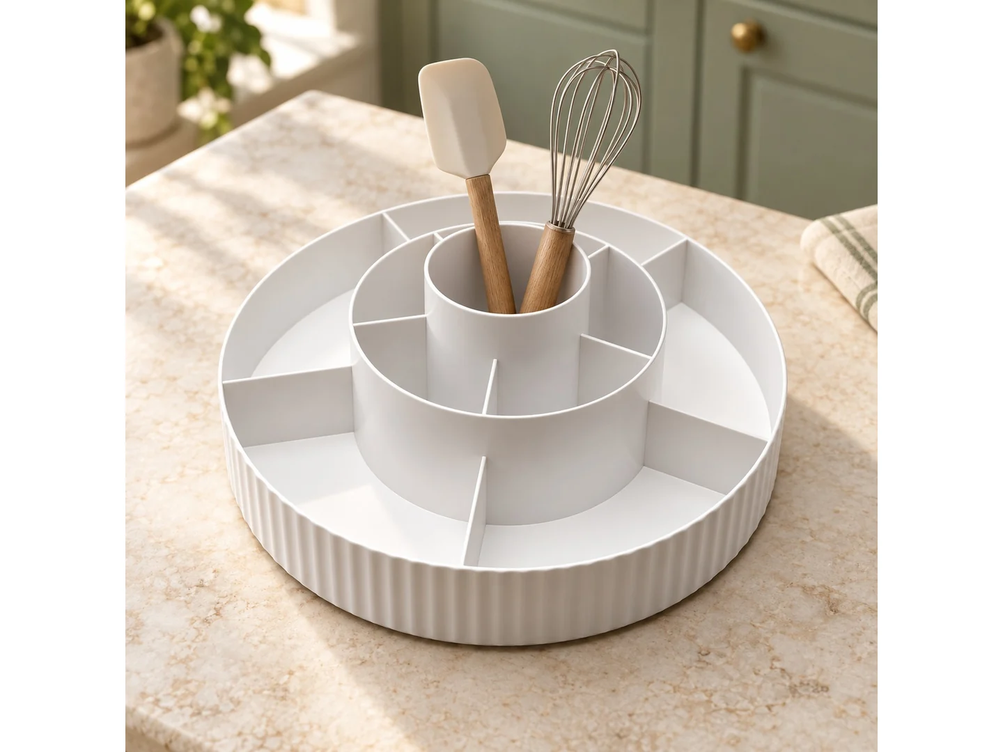 Divided Rotating Organizer