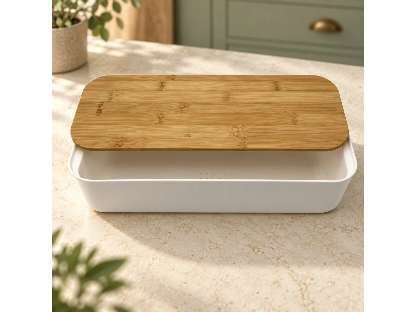 Rectangular Lidded Storage Box