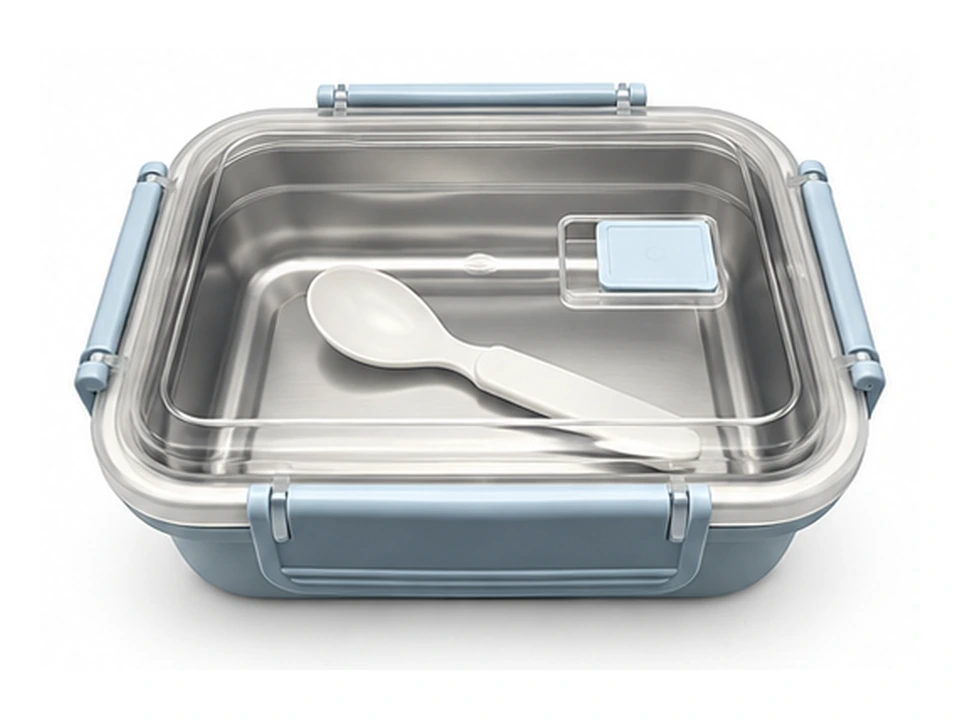 Rectangular Stainless Steel Lunch Box