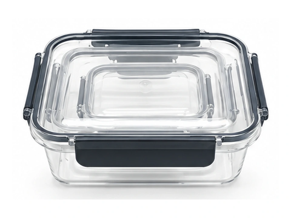 Clear Rectangular Containers