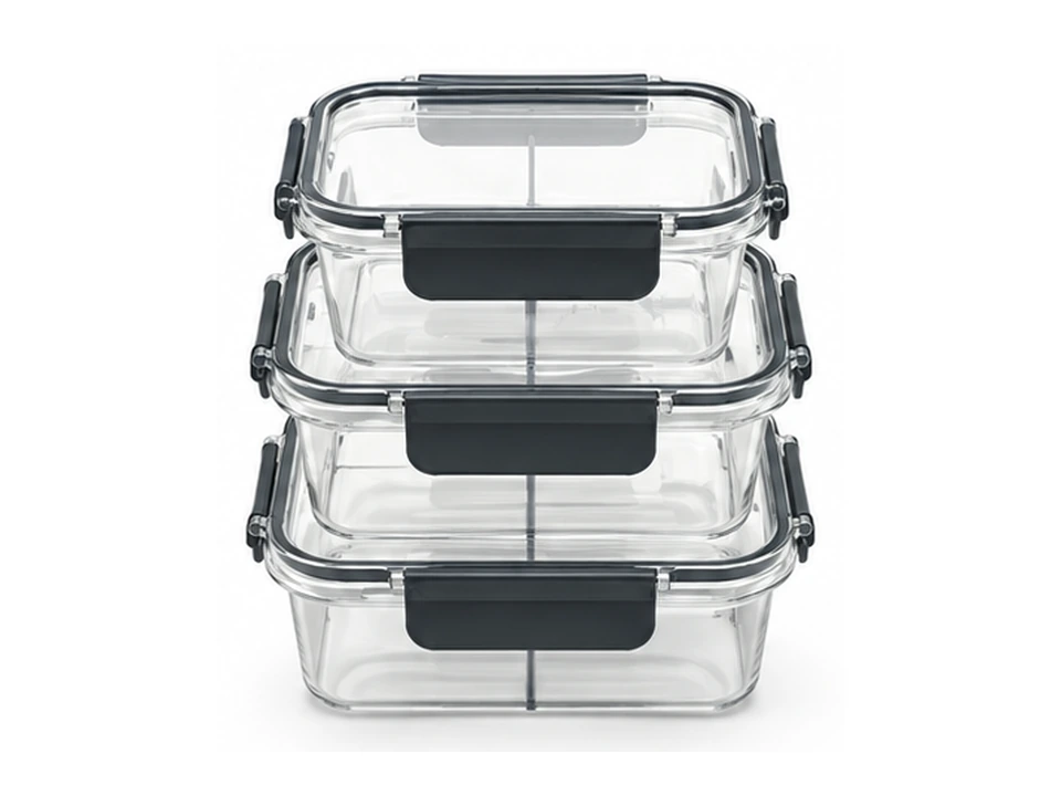 Clear Divided Containers